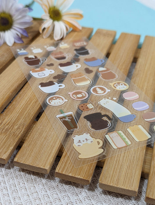 HAPPY CAFE STICKER SHEET