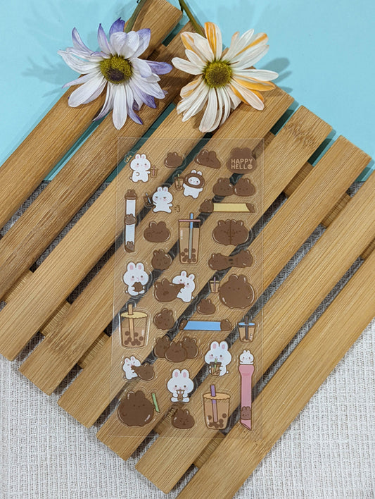 BOBA BUNS STICKER SHEET