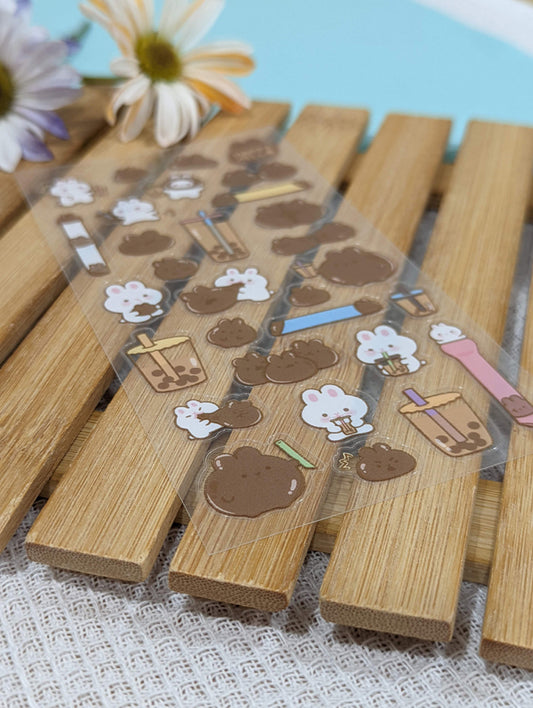 BOBA BUNS STICKER SHEET