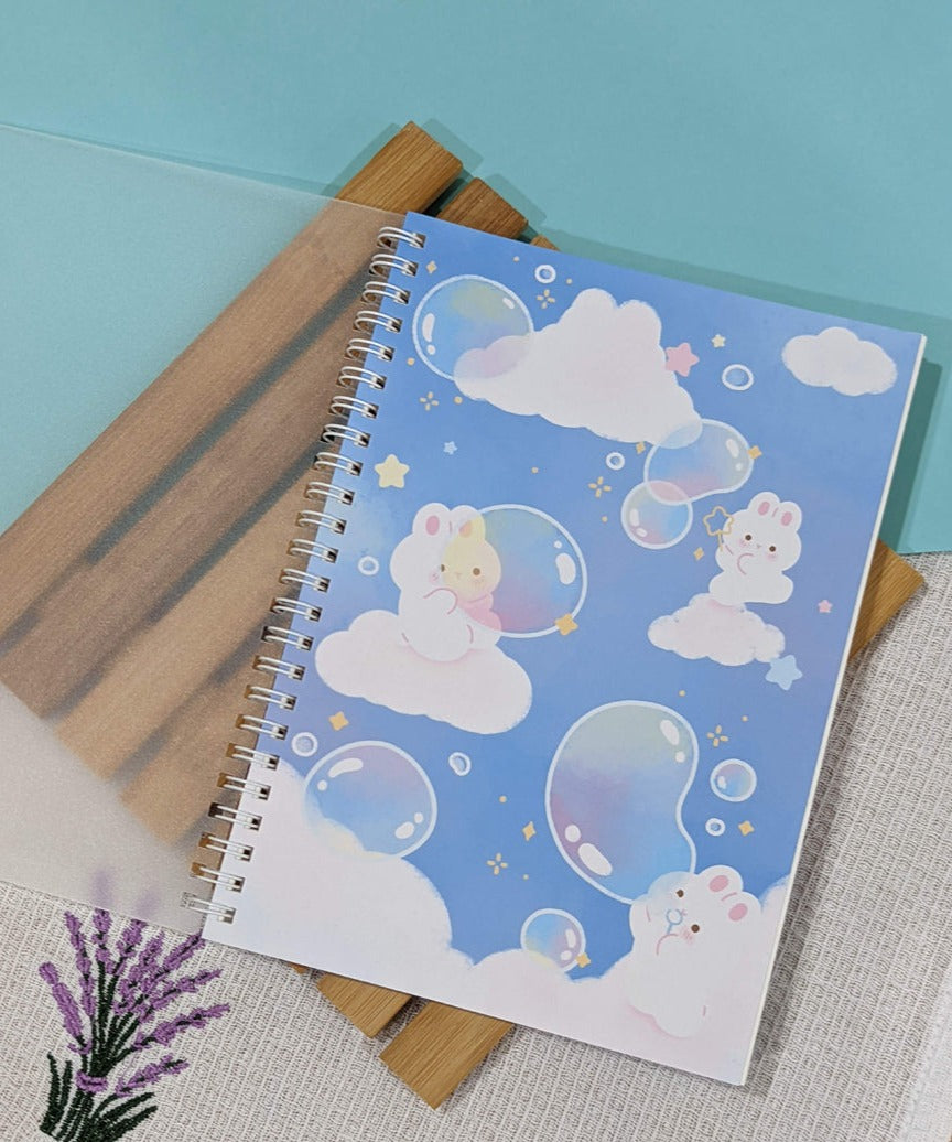 BUBBLE SKY REUSABLE STICKER BOOK