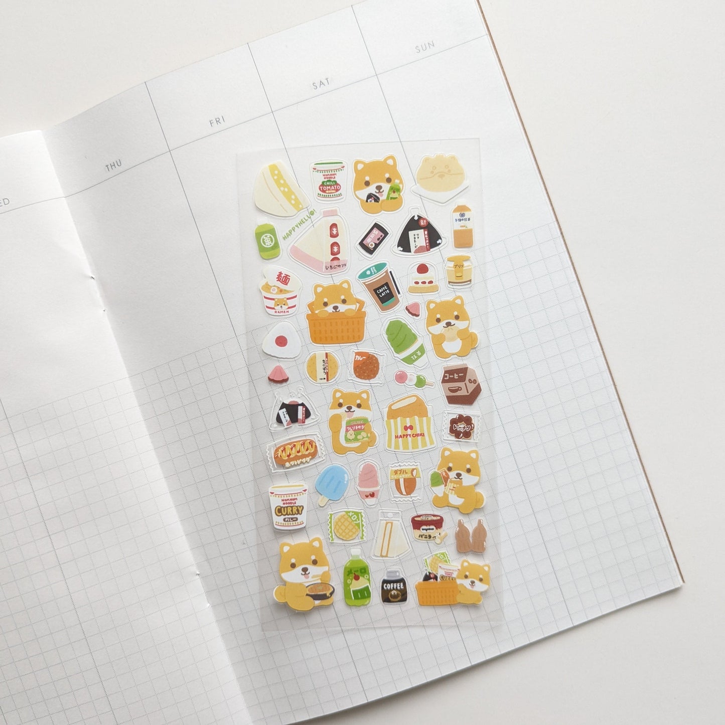 JAPANESE KONBINI STICKER SHEET