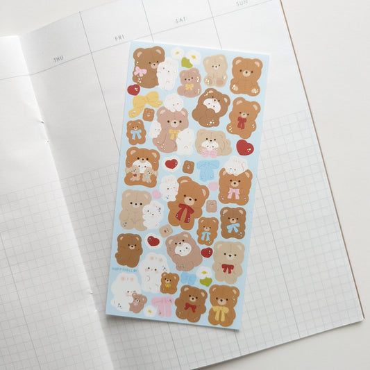 TEDDIES STICKER SHEET