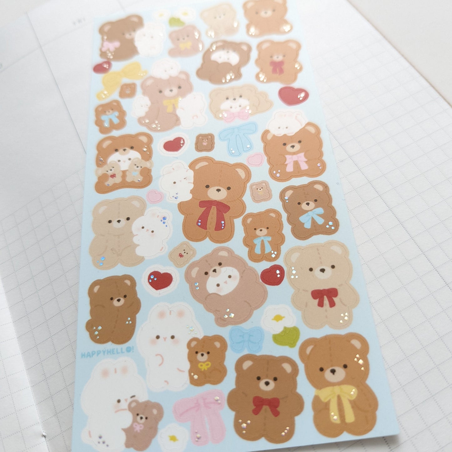 TEDDIES STICKER SHEET
