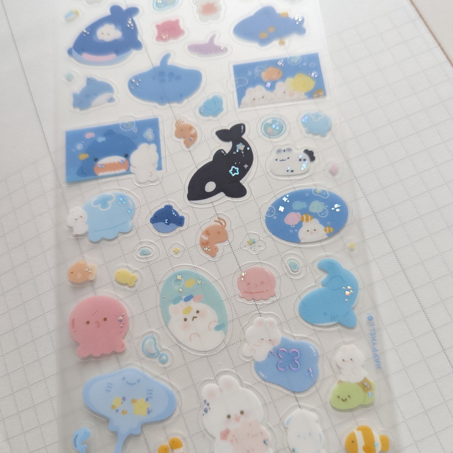 AQUARIUM STICKER SHEET