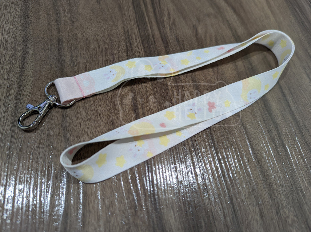 MOON BUNNY LANYARD
