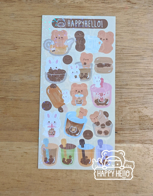 BOBA TIME! STICKER SHEET