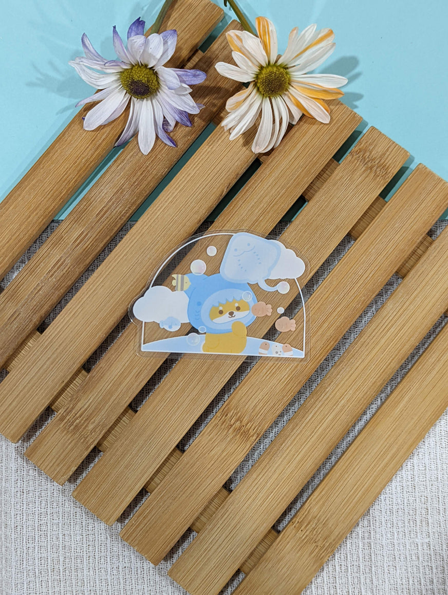 THE AQUARIUM CLEAR STICKER