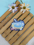 SPACE BUNS HOLOGRAPHIC STICKER