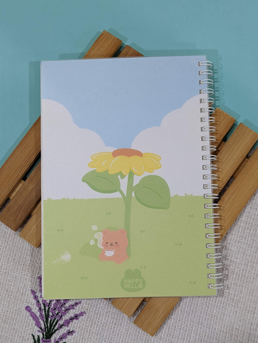 SUNFLOWER FIELD REUSABLE STICKER BOOK