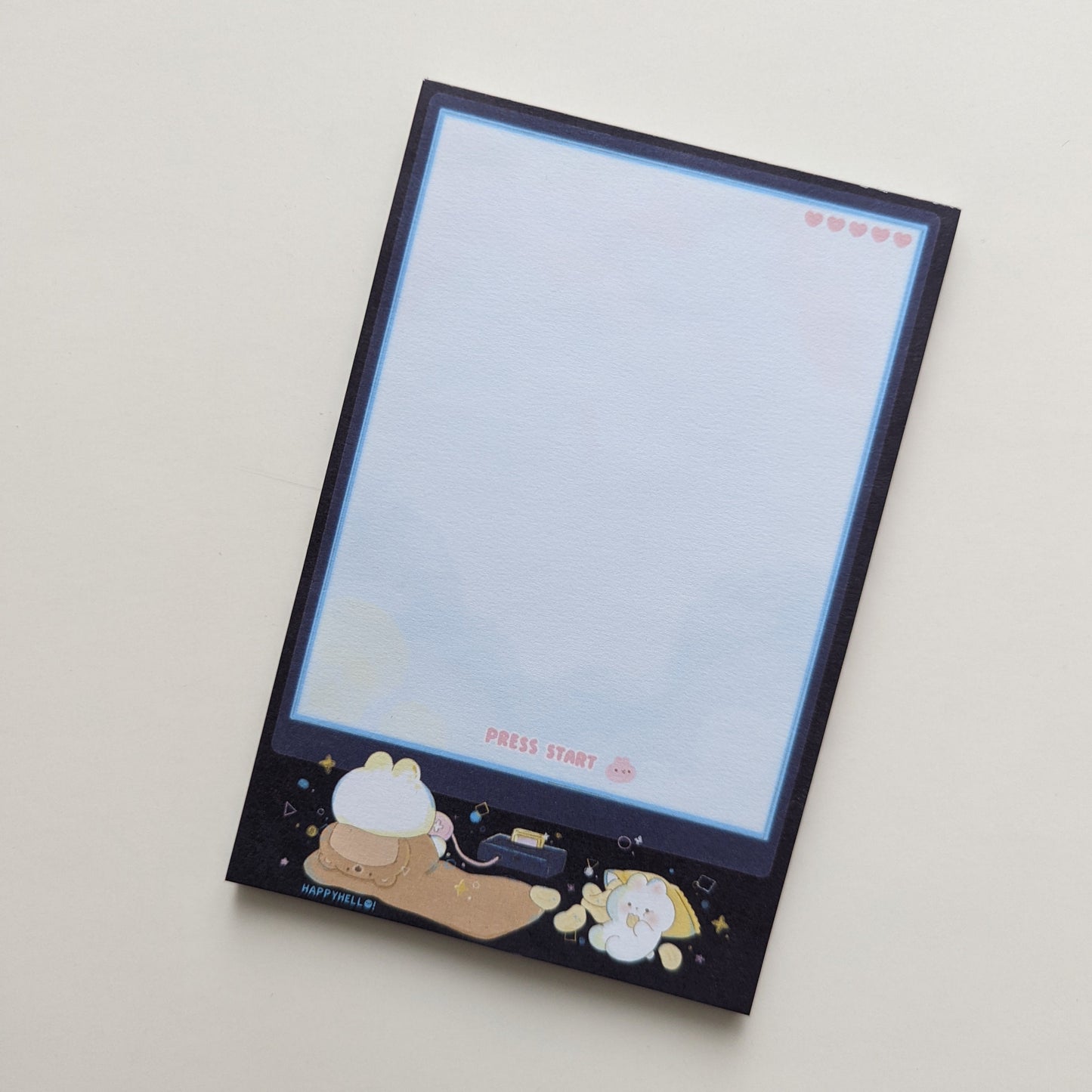 PRESS START! MEMO PAD