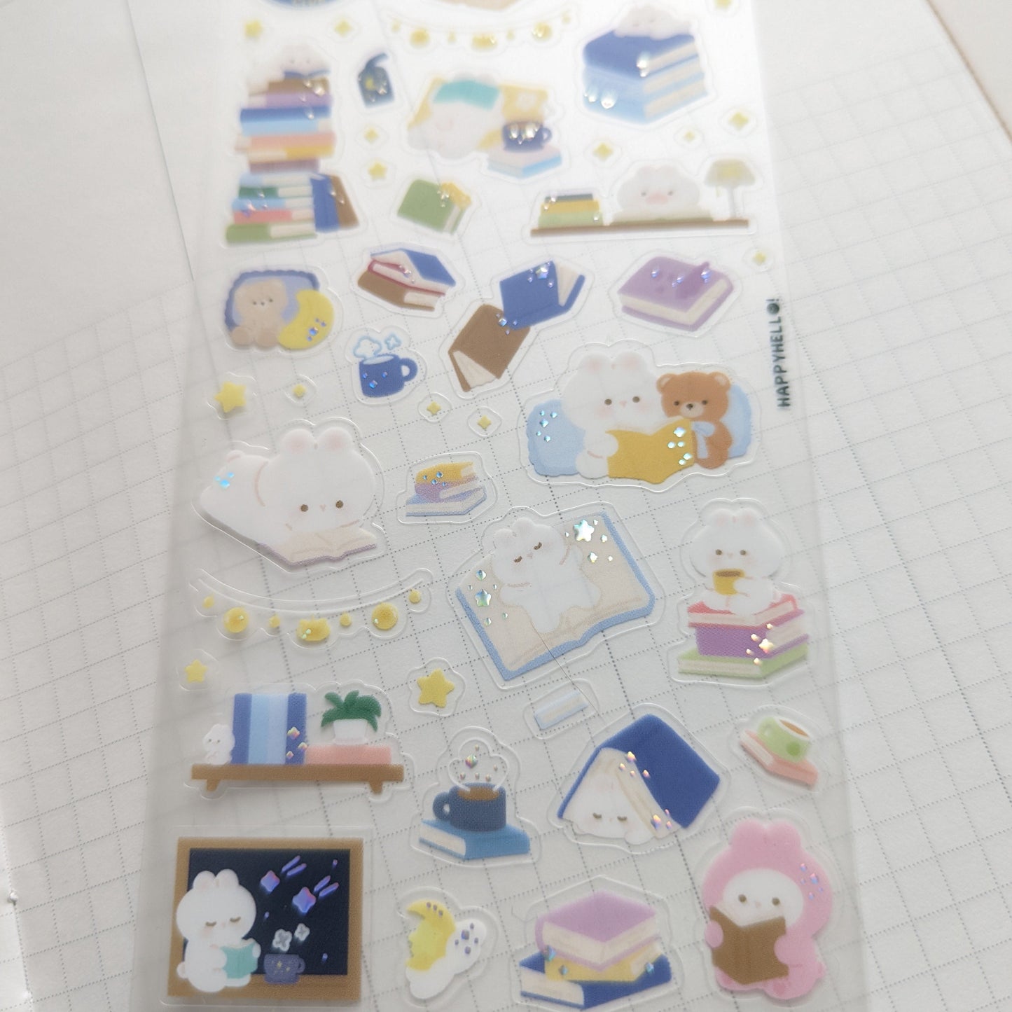LATE NIGHT READER STICKER SHEET