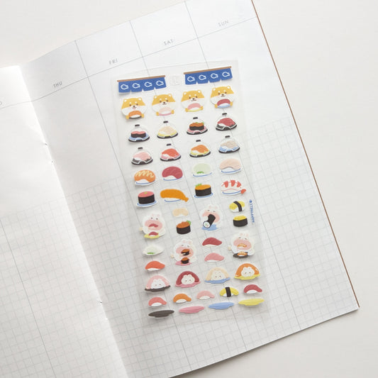 CONVERYOR BELT SUSHI STICKER SHEET
