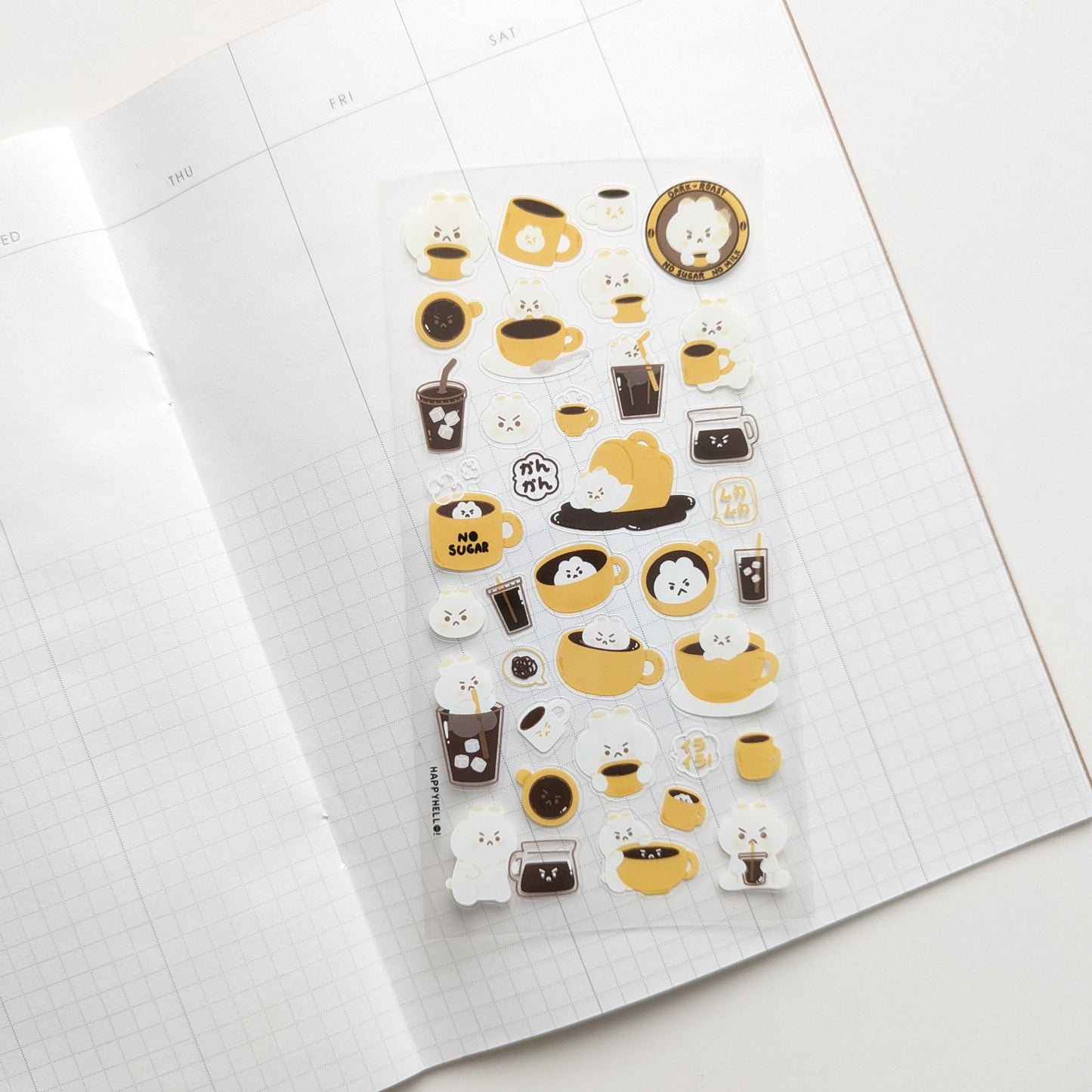 BLACK COFFEE STICKER SHEET