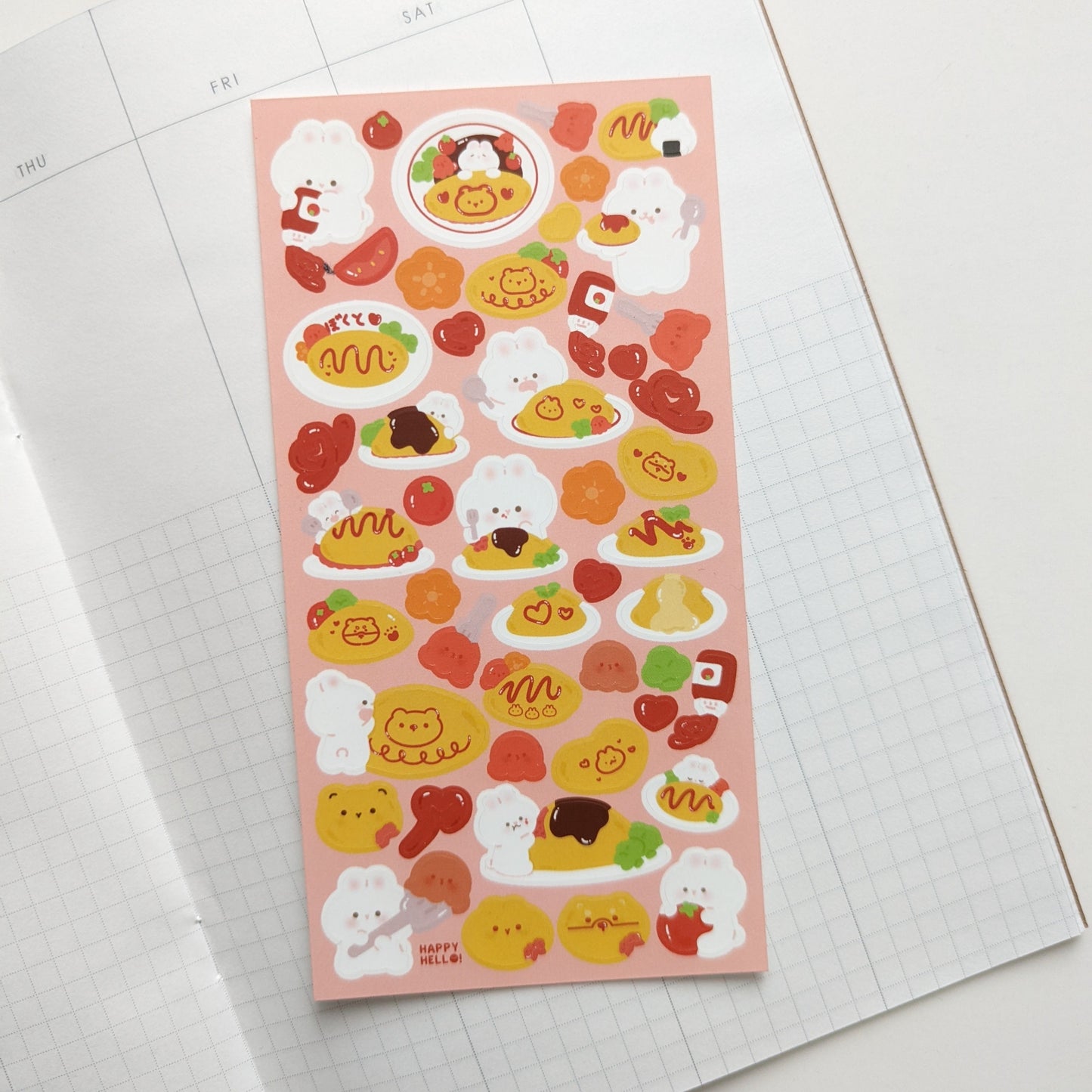 OMURICE STICKER SHEET