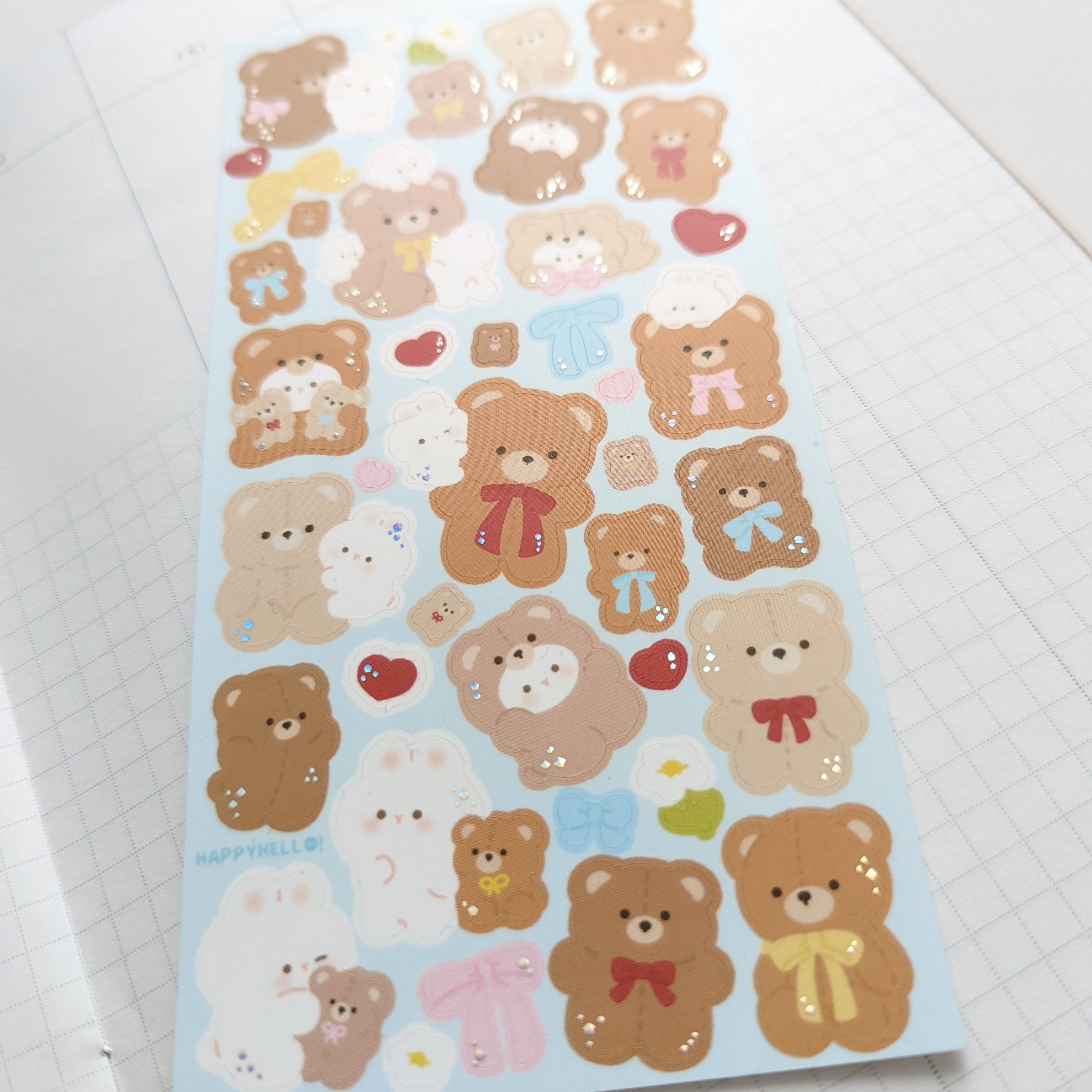 TEDDIES STICKER SHEET