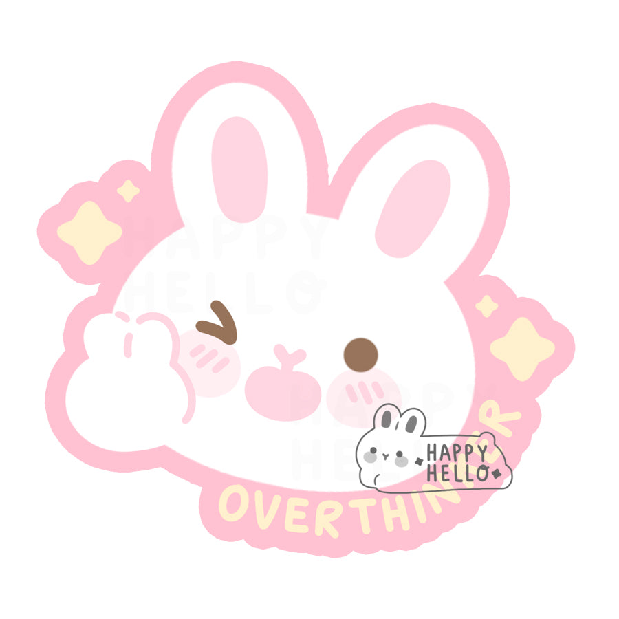 OVERTHINKER MATTE VINYL STICKER