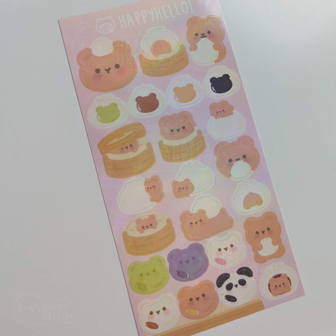 BEAR BUNS STICKER SHEET
