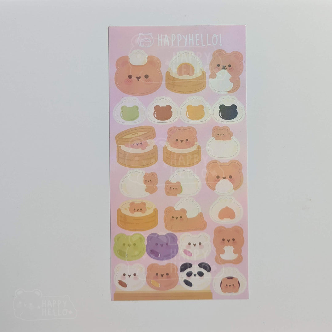 BEAR BUNS STICKER SHEET