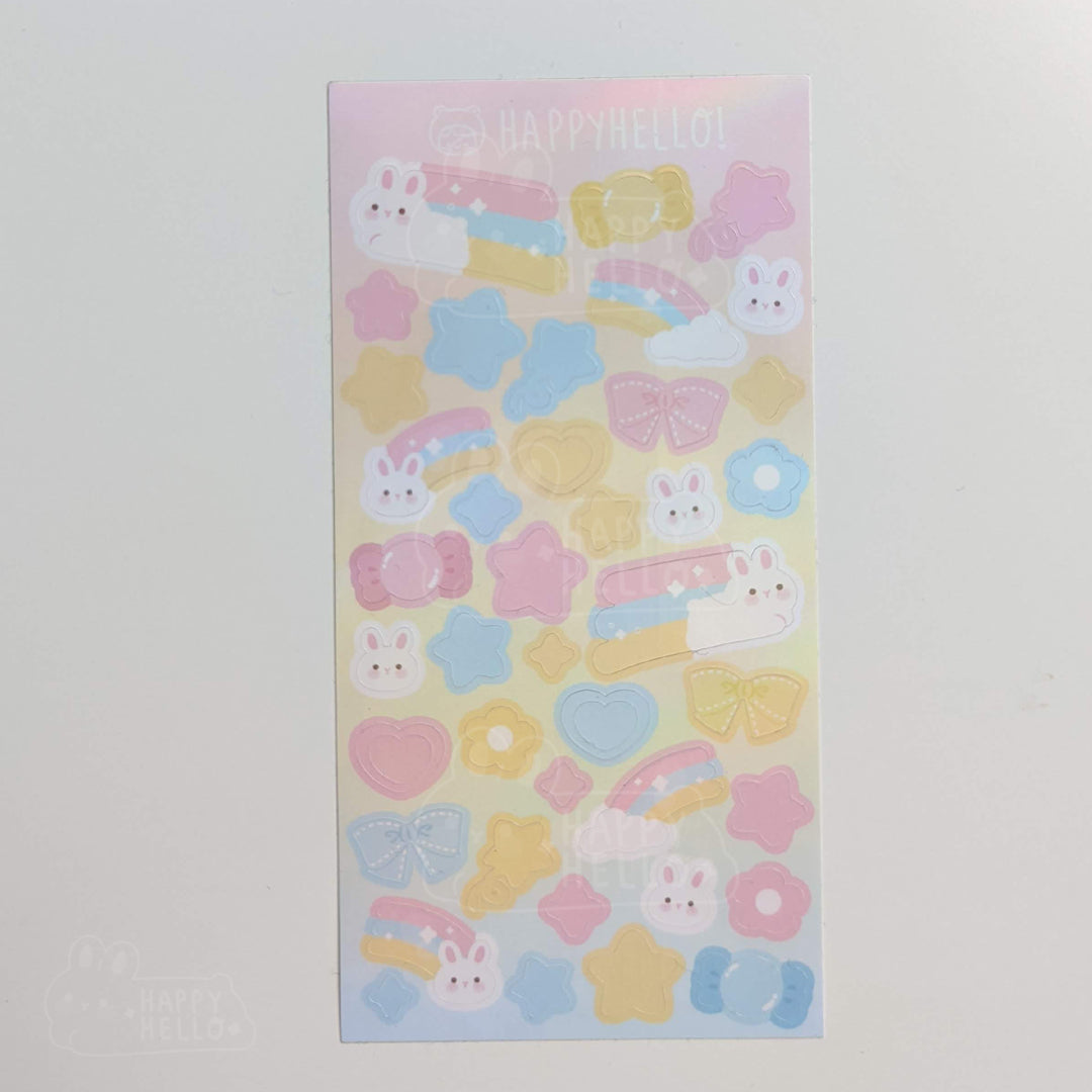 PASTEL BUN DECO STICKER SHEET