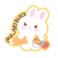 ART BLOCK MATTE VINYL STICKER