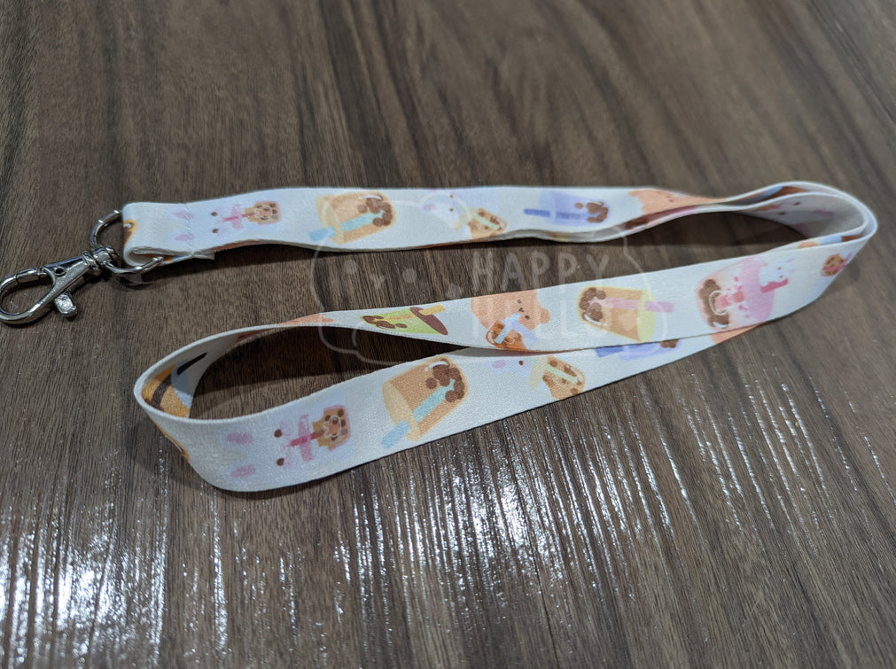 BOBA TIME LANYARD