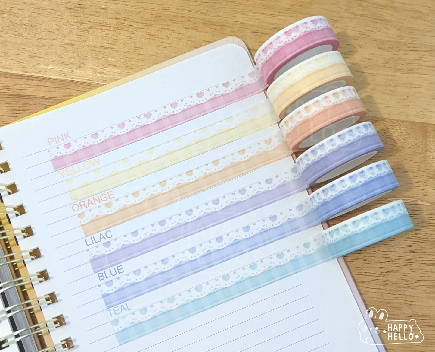 PASTEL PLAID WASHI TAPE
