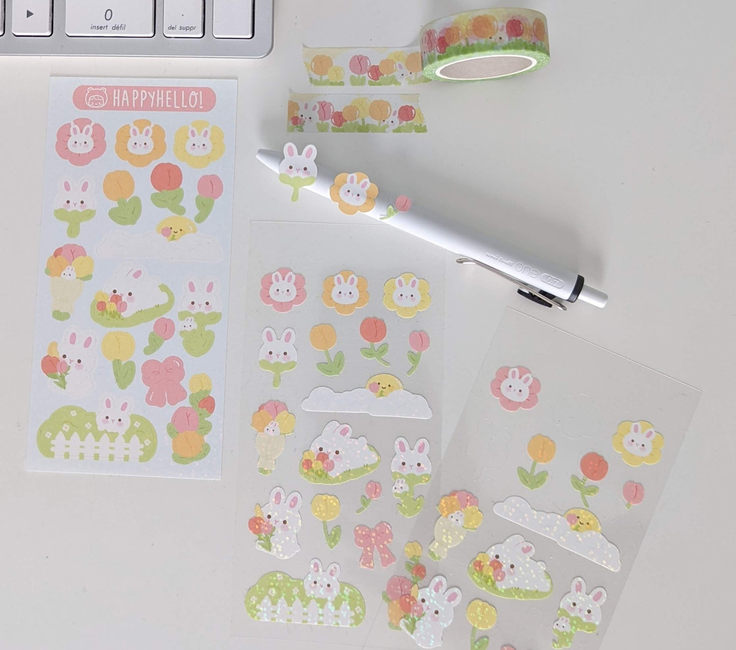 TSUKI'S TULIP GARDEN STICKER SHEET