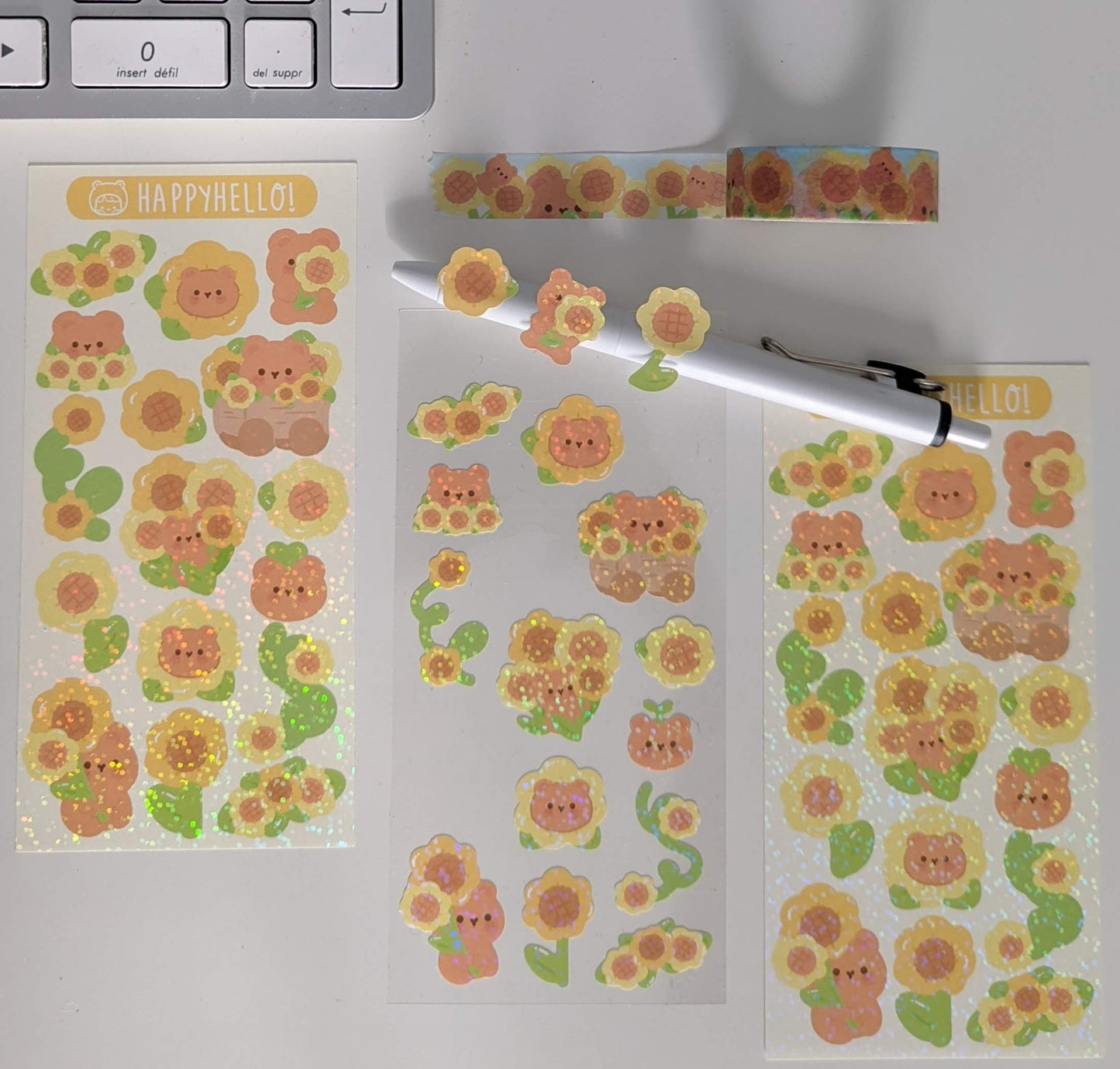 HOSHI'S SUNFLOWER GARDEN STICKER SHEET