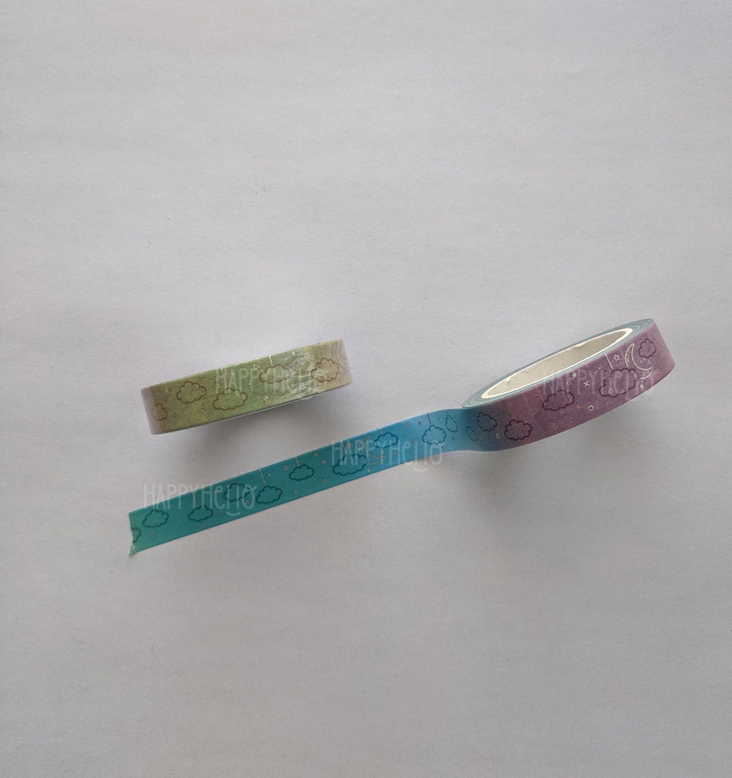 RAINBOW CLOUDS (HOLO FOIL) WASHI TAPE
