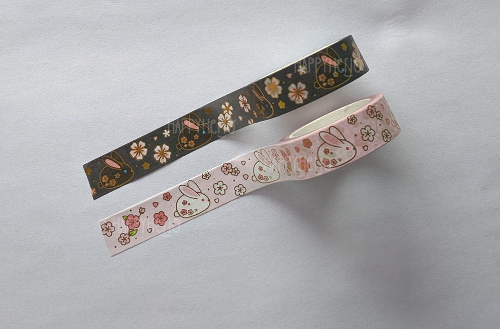SAKURA BUN BUNS WASHI TAPE (GOLD FOIL)