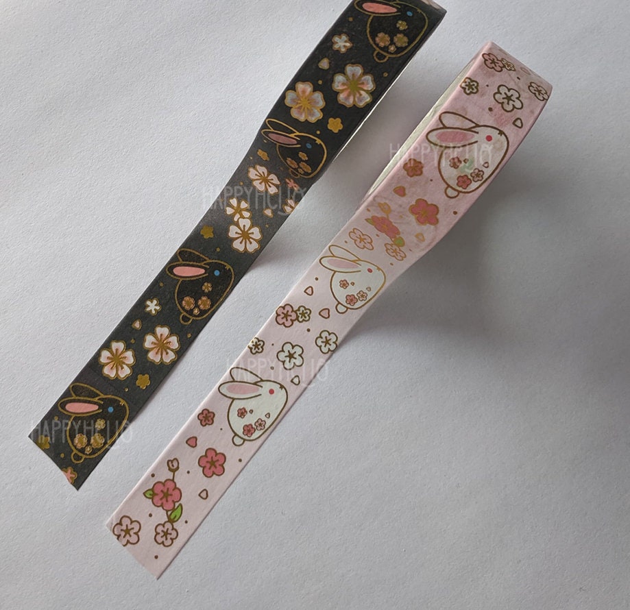 SAKURA BUN BUNS WASHI TAPE (GOLD FOIL)