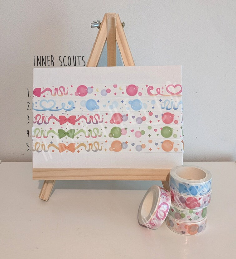 MAGICAL GIRL BOWS WASHI TAPE