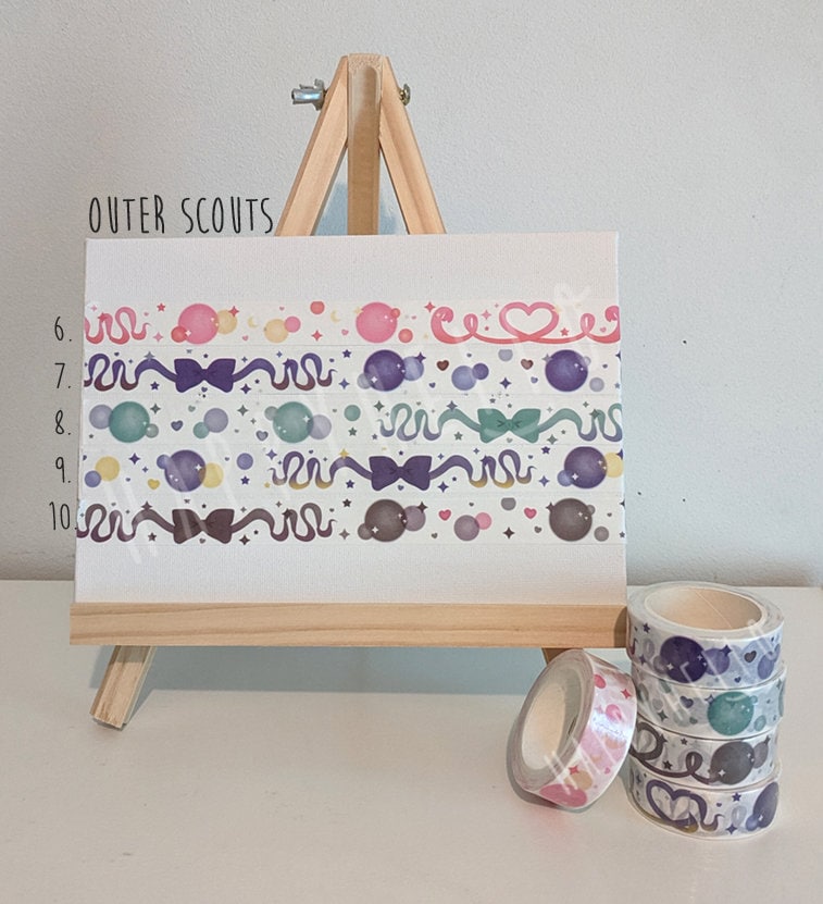 MAGICAL GIRL BOWS WASHI TAPE