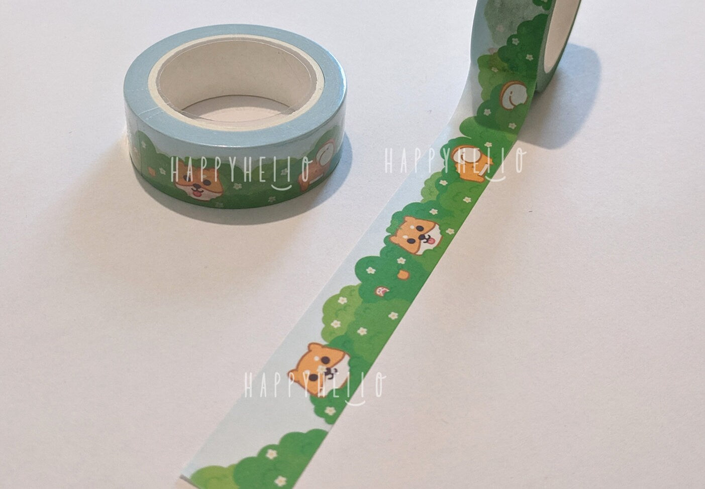 SHIBE IN A BUSH WASHI TAPE