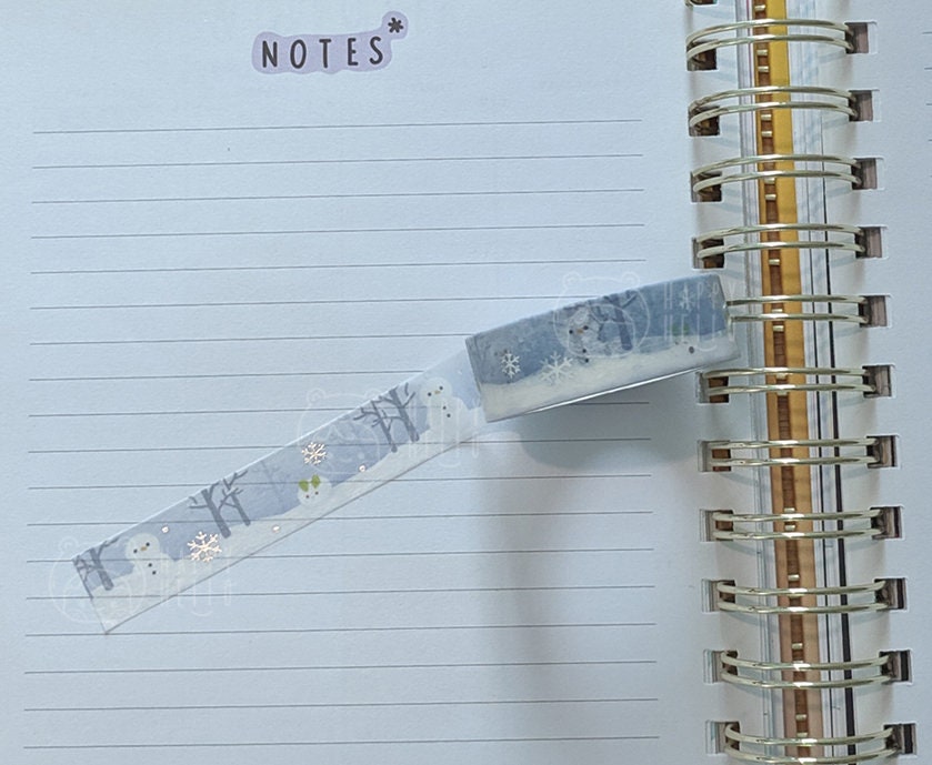 WINTER WONDERLAND (SILVER FOIL) WASHI TAPE