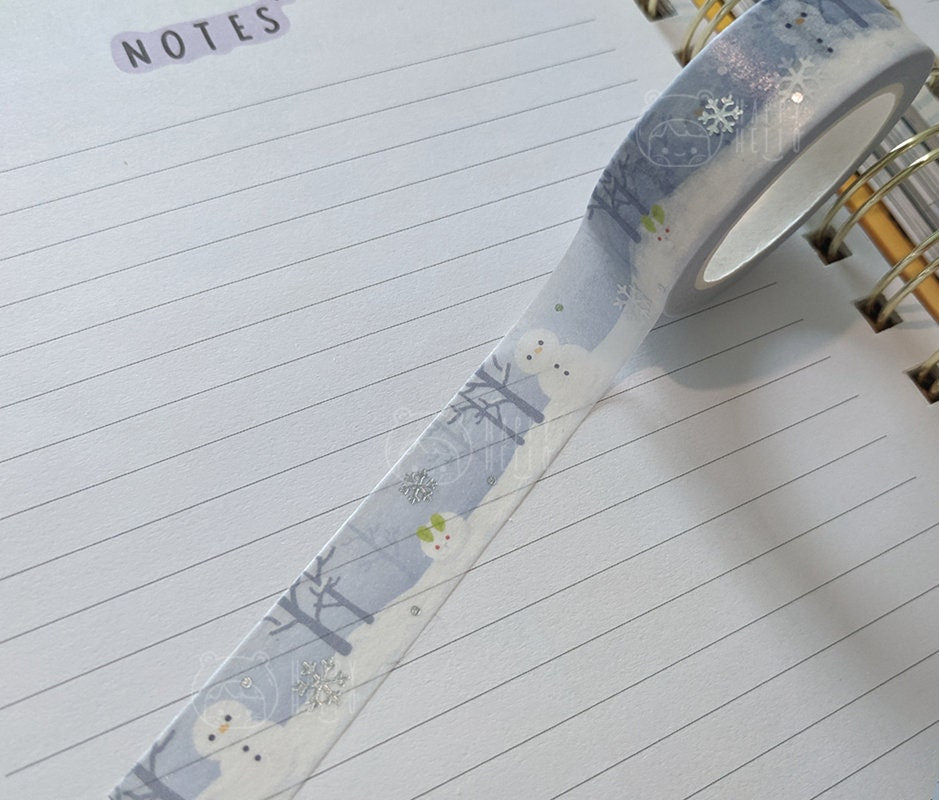 WINTER WONDERLAND (SILVER FOIL) WASHI TAPE
