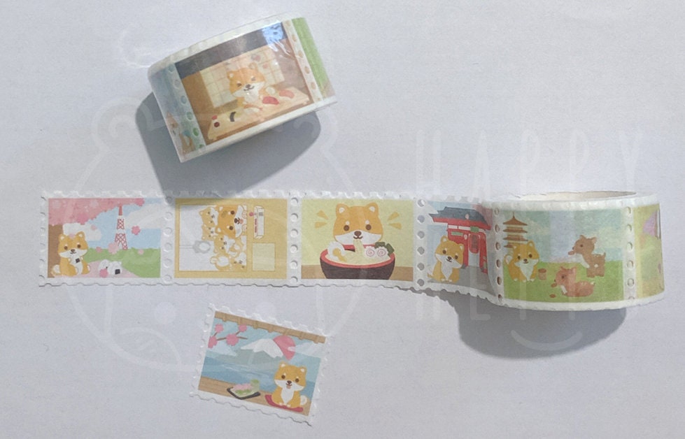 SHIBE THE SHIBA IN JAPAN STAMP WASHI TAPE
