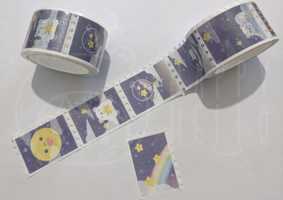 STARRY NIGHT STAMP WASHI TAPE