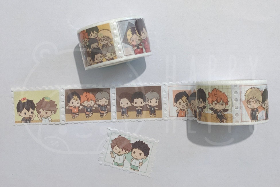 THE VOLLEYBALL CLUB STAMP WASHI TAPE