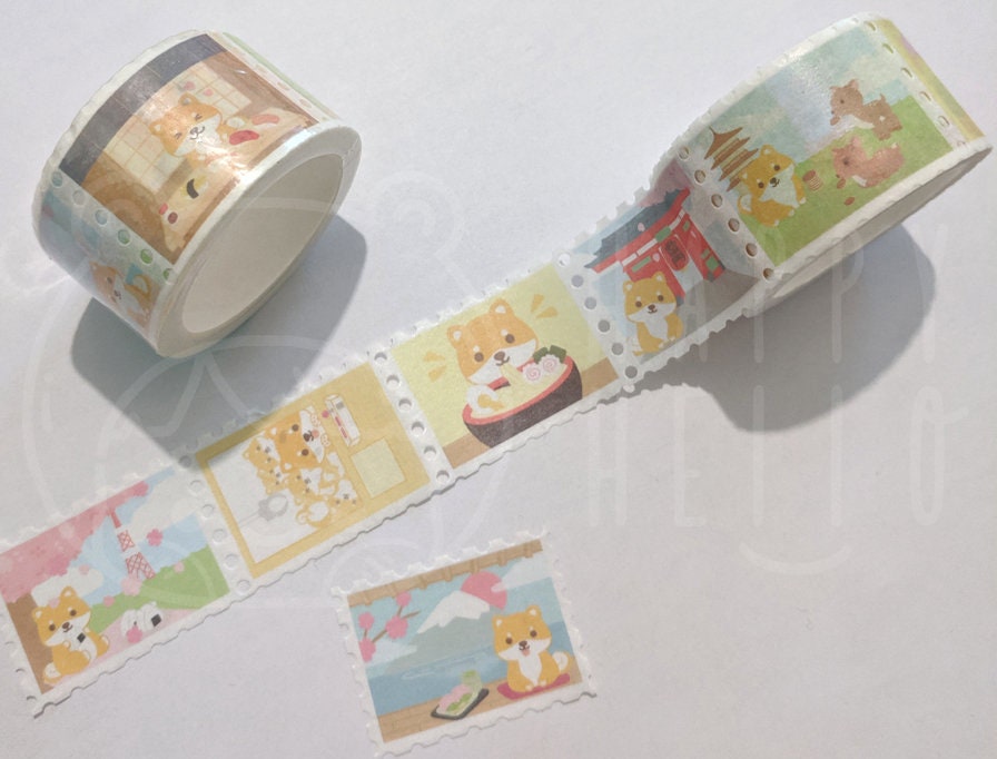 SHIBE THE SHIBA IN JAPAN STAMP WASHI TAPE