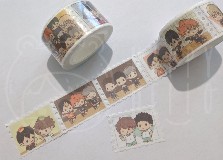 THE VOLLEYBALL CLUB STAMP WASHI TAPE