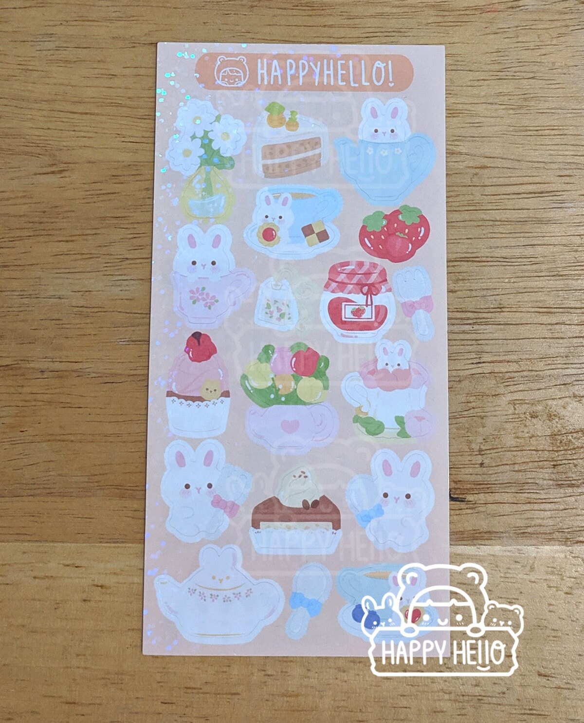 TEA TIME WITH TSUKI STICKER SHEET
