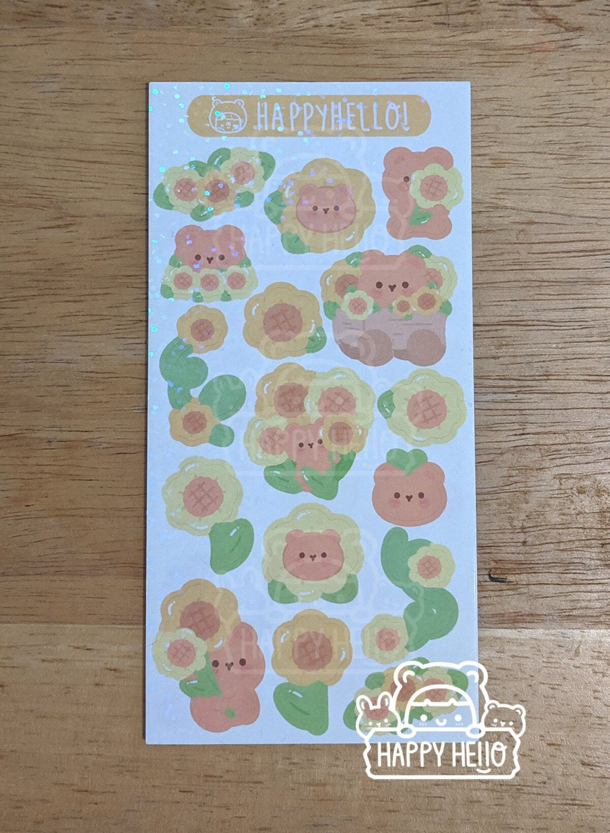HOSHI'S SUNFLOWER GARDEN STICKER SHEET