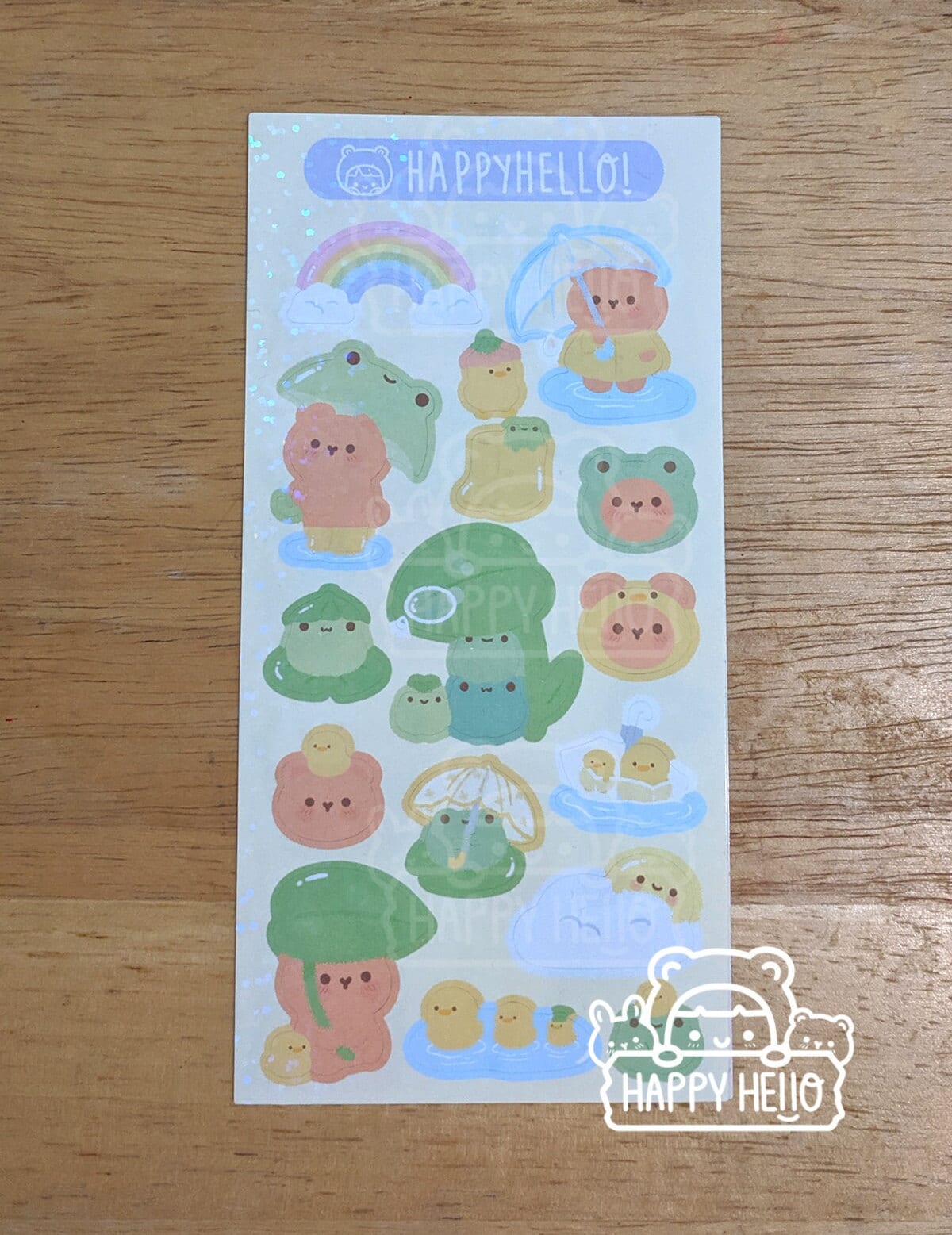 RAINY DAYS WITH HOSHI STICKER SHEET