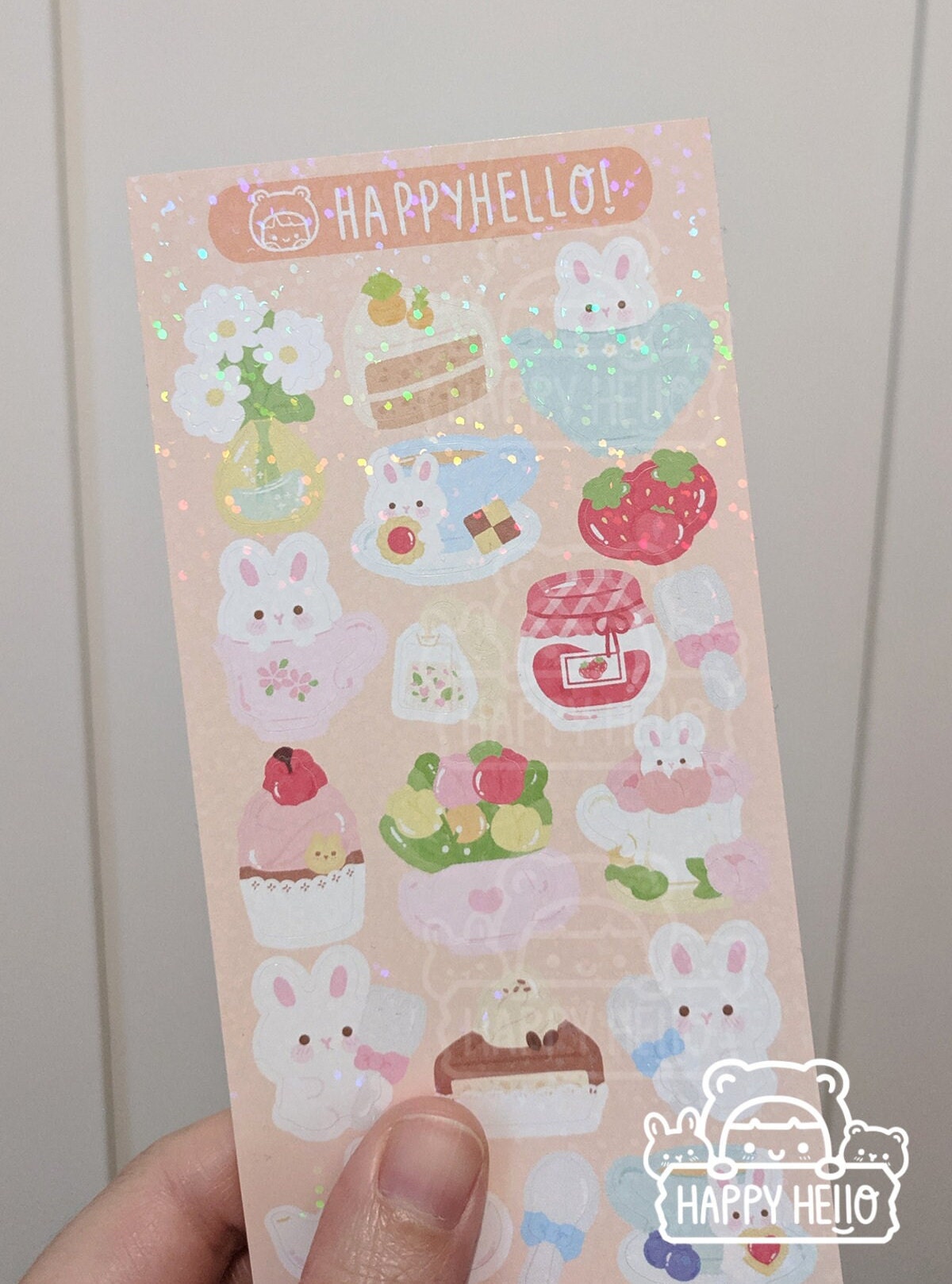 TEA TIME WITH TSUKI STICKER SHEET