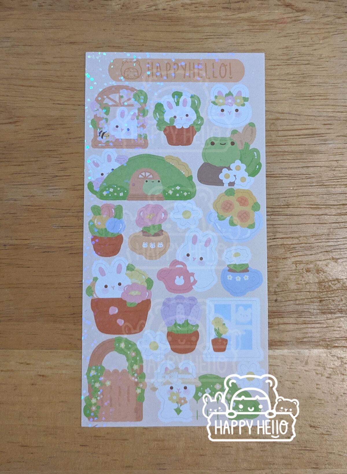 TSUKI'S FLOWER GARDEN STICKER SHEET