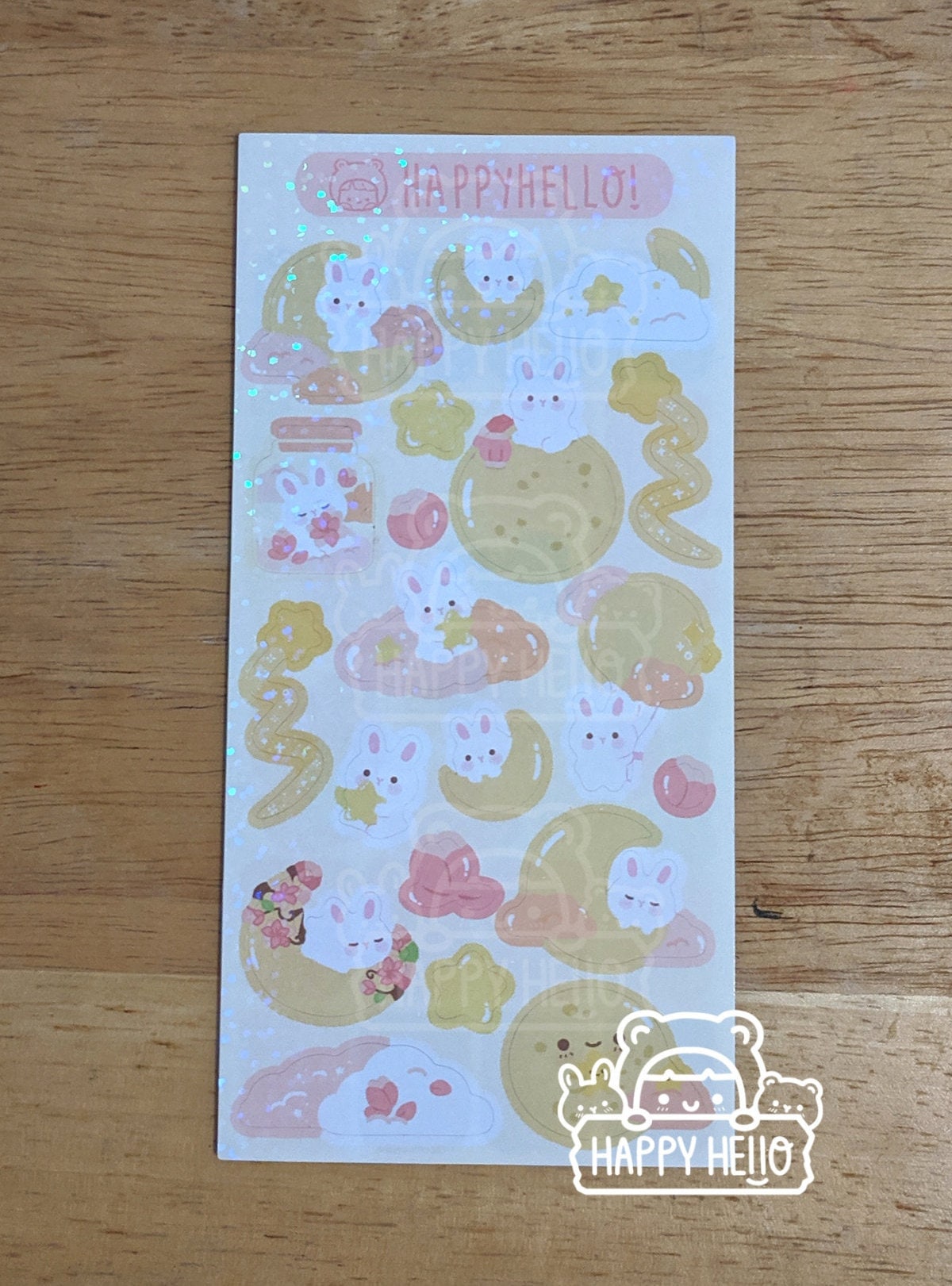 TSUKI THE MOON BUNNY STICKER SHEET
