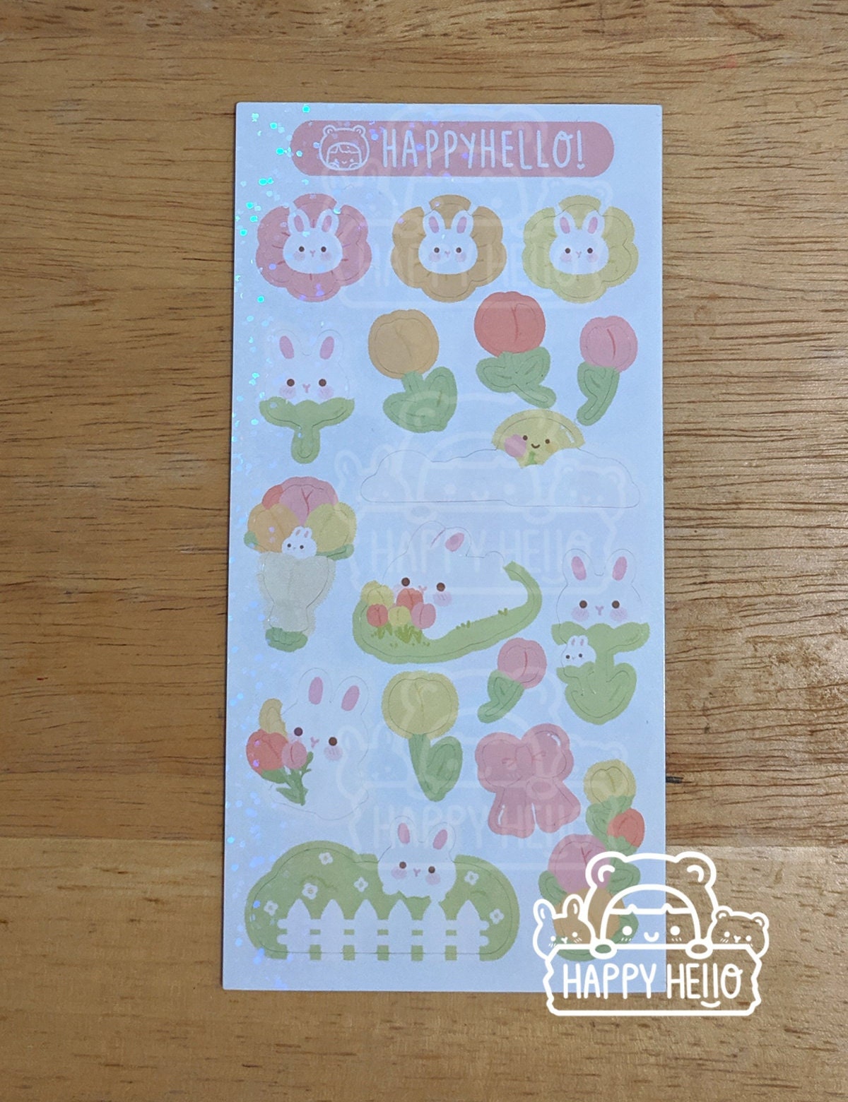 TSUKI'S TULIP GARDEN STICKER SHEET