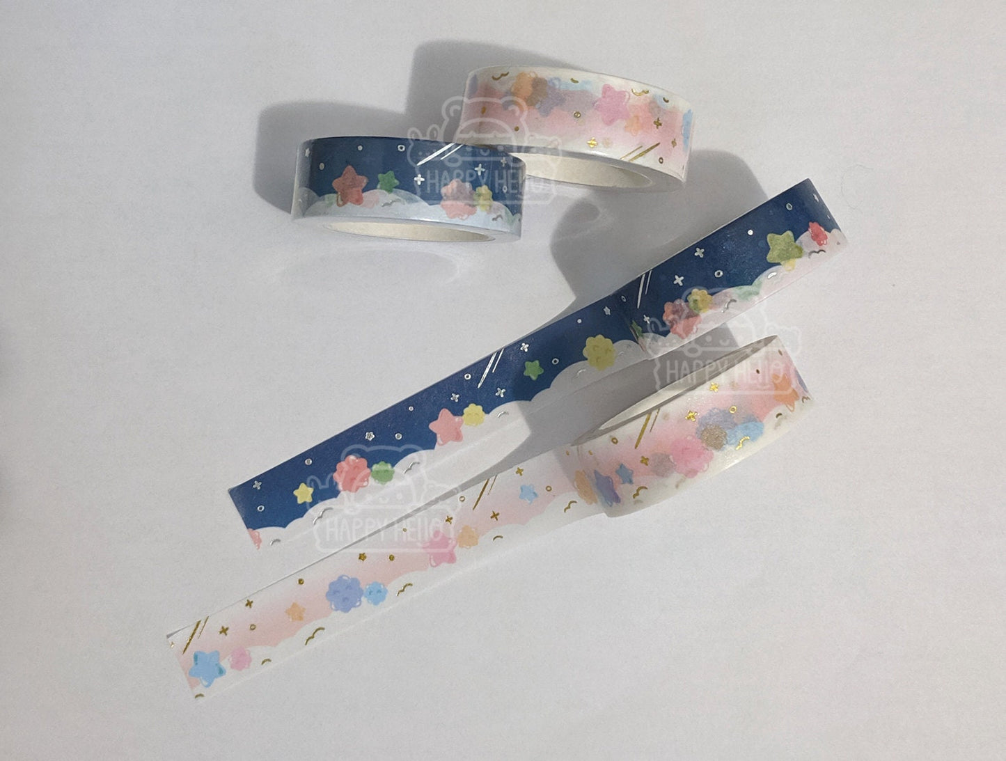 COSMIC CONFECTIONS (GOLD/SILVER FOIL) WASHI TAPE
