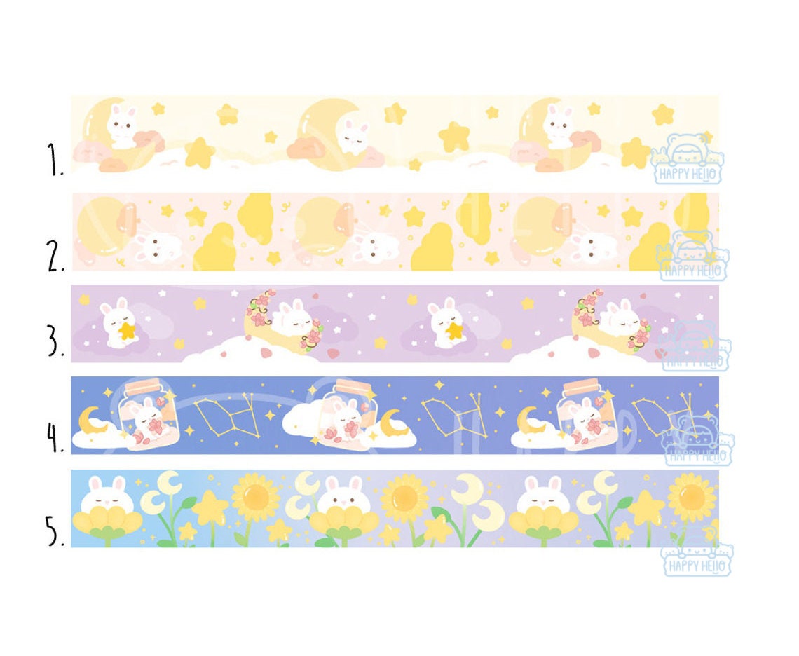 ENCHANTED DREAMS SERIES (GOLD FOIL) WASHI TAPE
